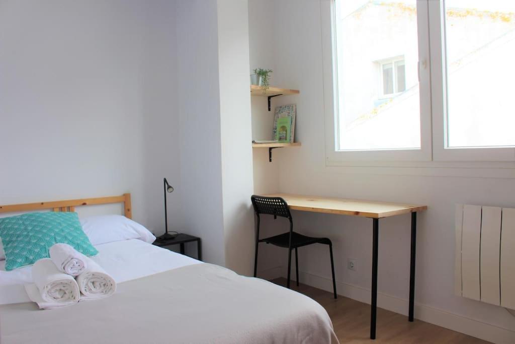 Apartamento Vibescoruna: Espacioso Apartamento A Pie De Playa A Coruña Exterior foto